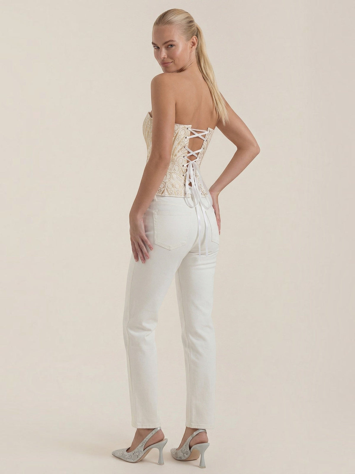 Robyn Bustier Sans Bretelles En Dentelle