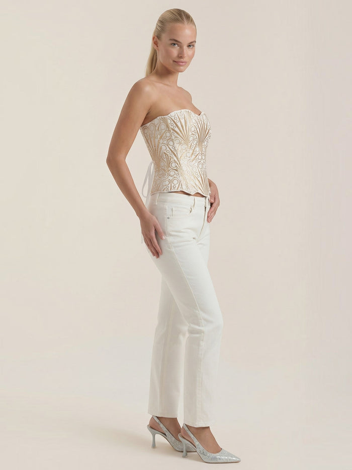 Robyn Bustier Sans Bretelles En Dentelle