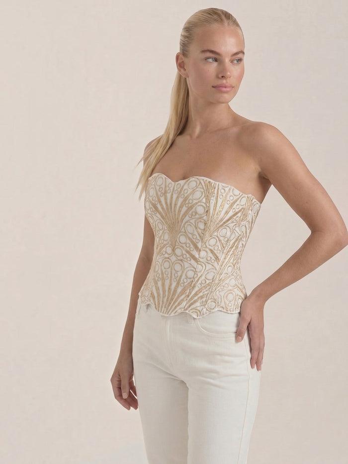 Robyn Bustier Sans Bretelles En Dentelle