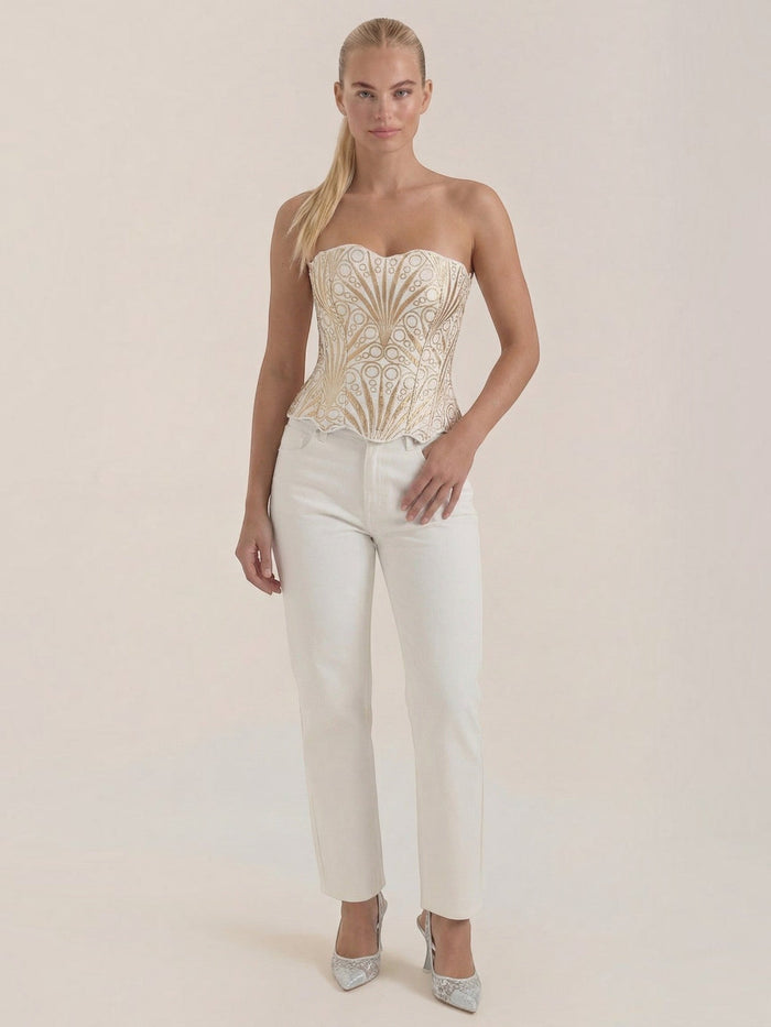 Robyn Bustier Sans Bretelles En Dentelle