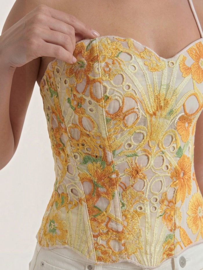 Robyn Bustier Sans Bretelles En Dentelle