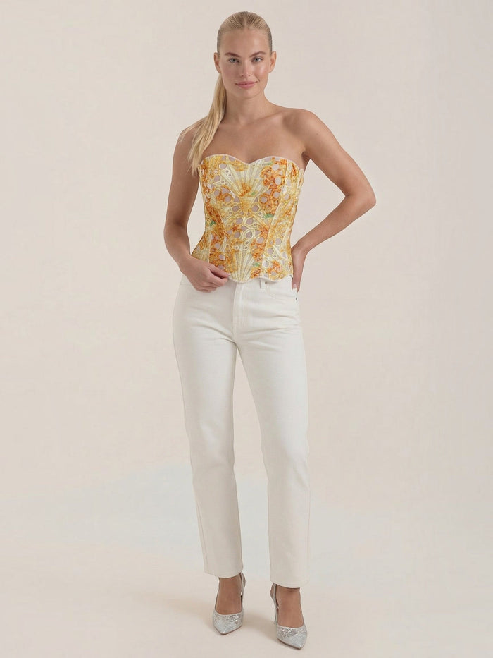 Robyn Bustier Sans Bretelles En Dentelle