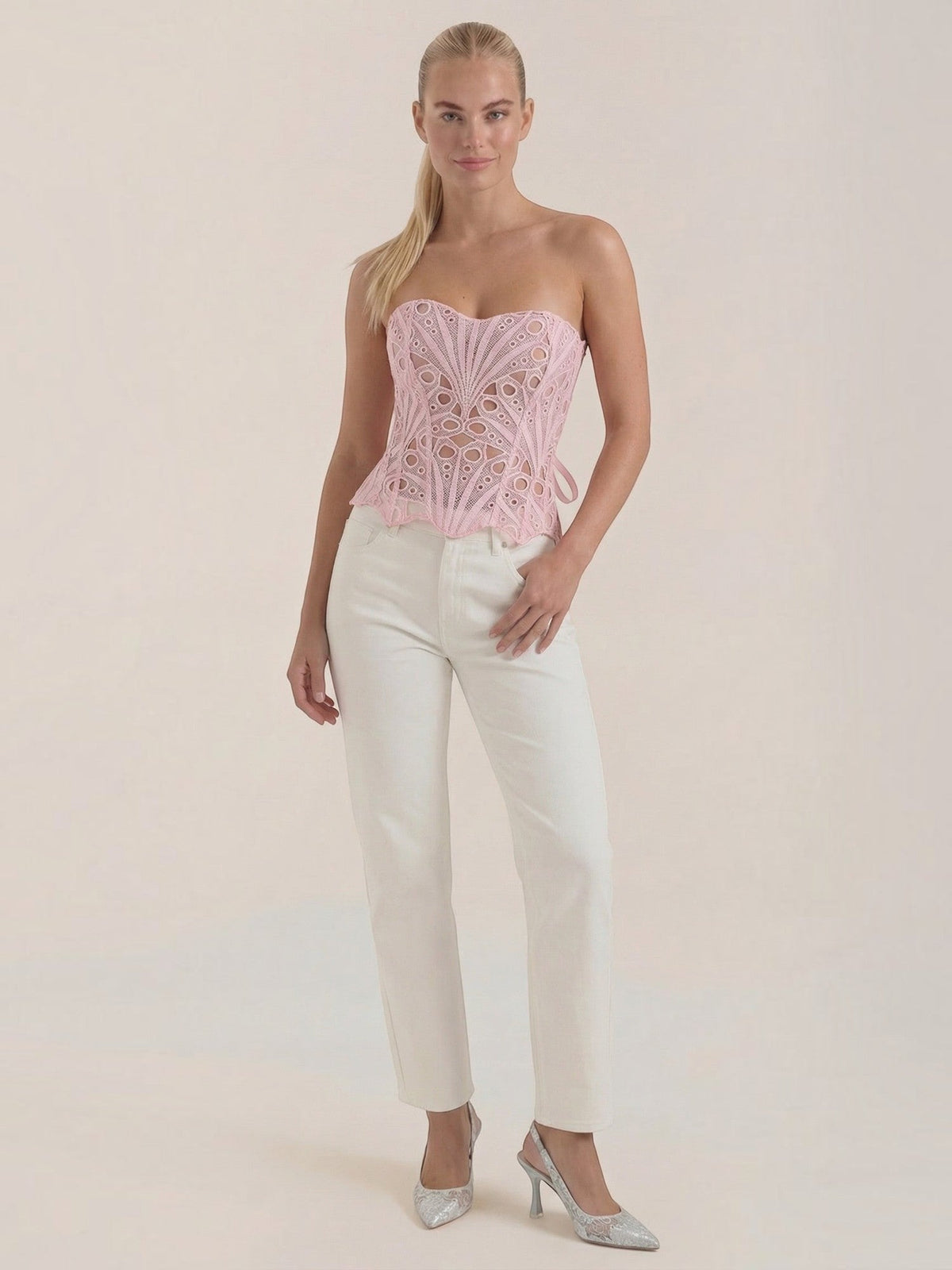 Robyn Bustier Sans Bretelles En Dentelle