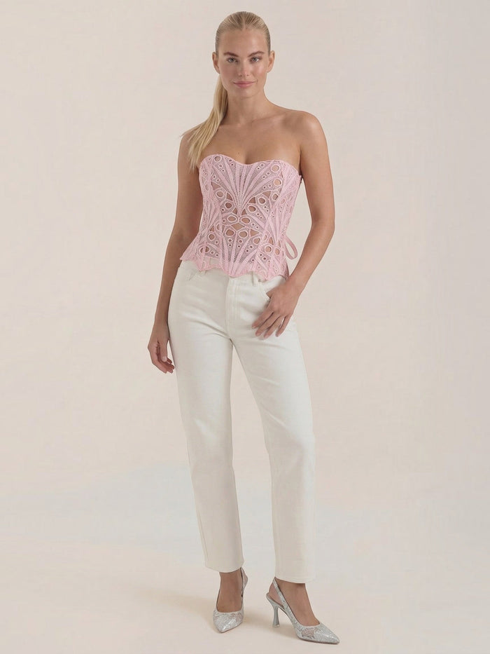 Robyn Bustier Sans Bretelles En Dentelle