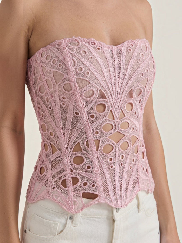 Robyn Bustier Sans Bretelles En Dentelle