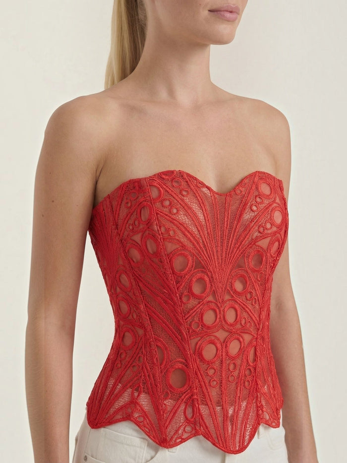 Robyn Bustier Sans Bretelles En Dentelle