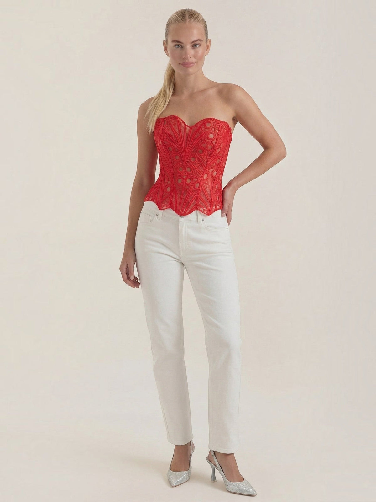 Robyn Bustier Sans Bretelles En Dentelle