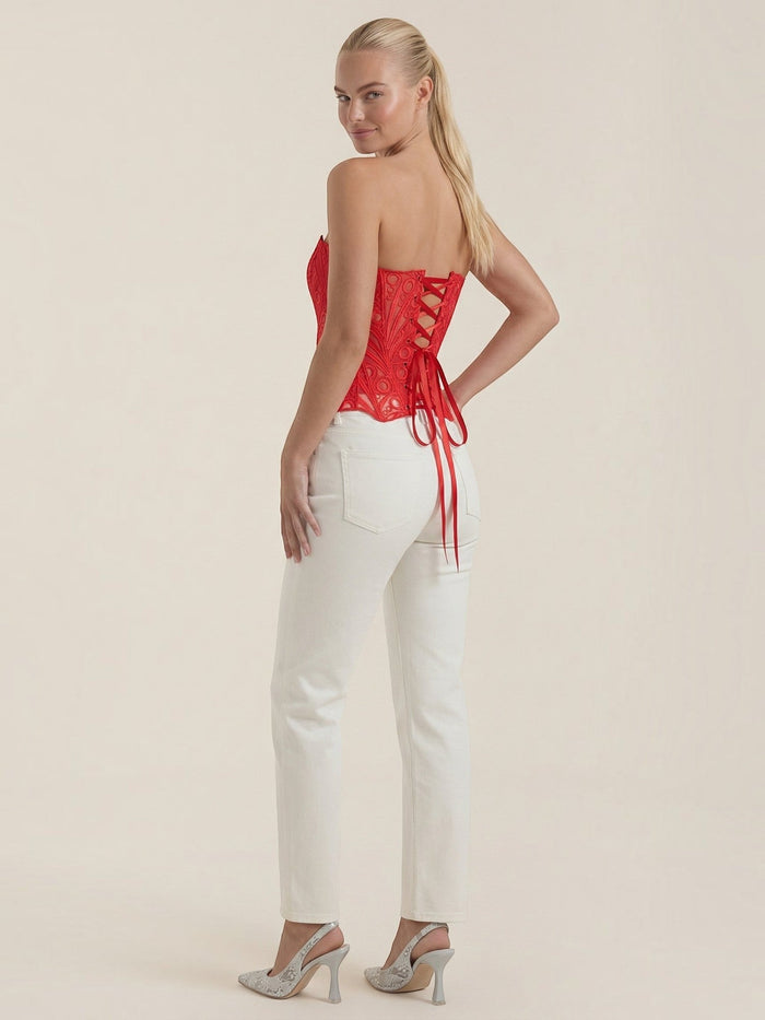 Robyn Bustier Sans Bretelles En Dentelle