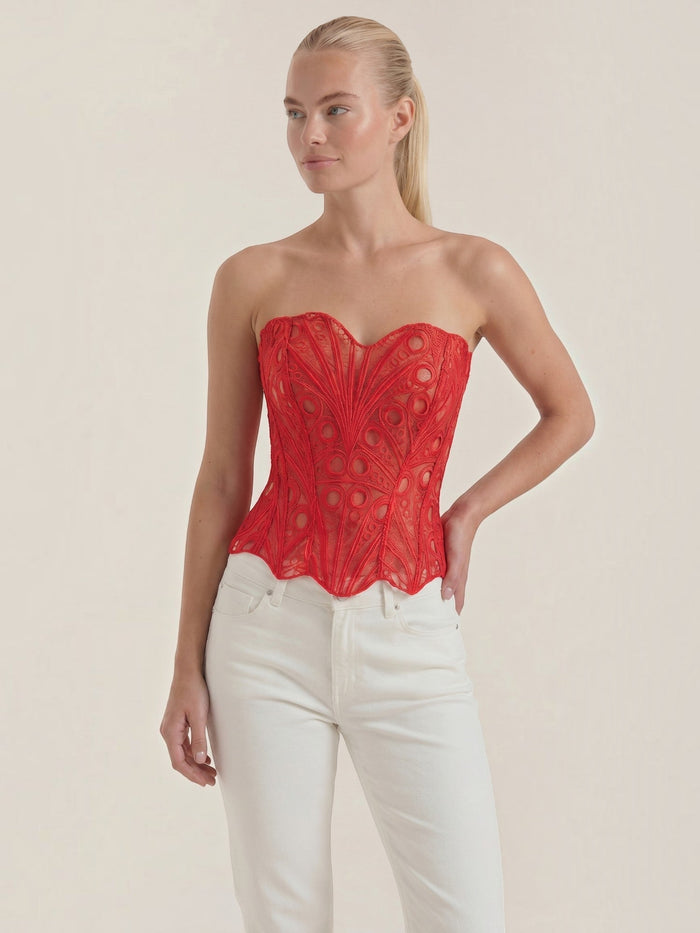 Robyn Bustier Sans Bretelles En Dentelle