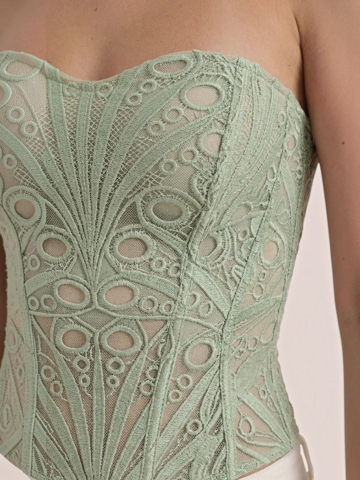 Robyn Bustier Sans Bretelles En Dentelle