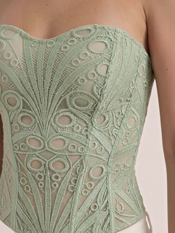 Robyn Bustier Sans Bretelles En Dentelle