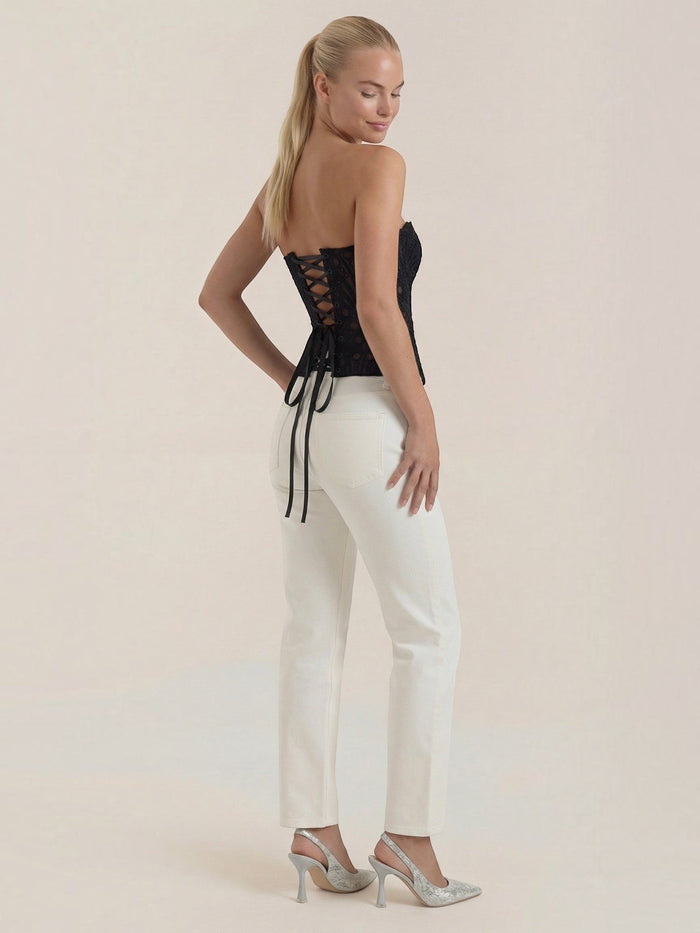 Robyn Bustier Sans Bretelles En Dentelle