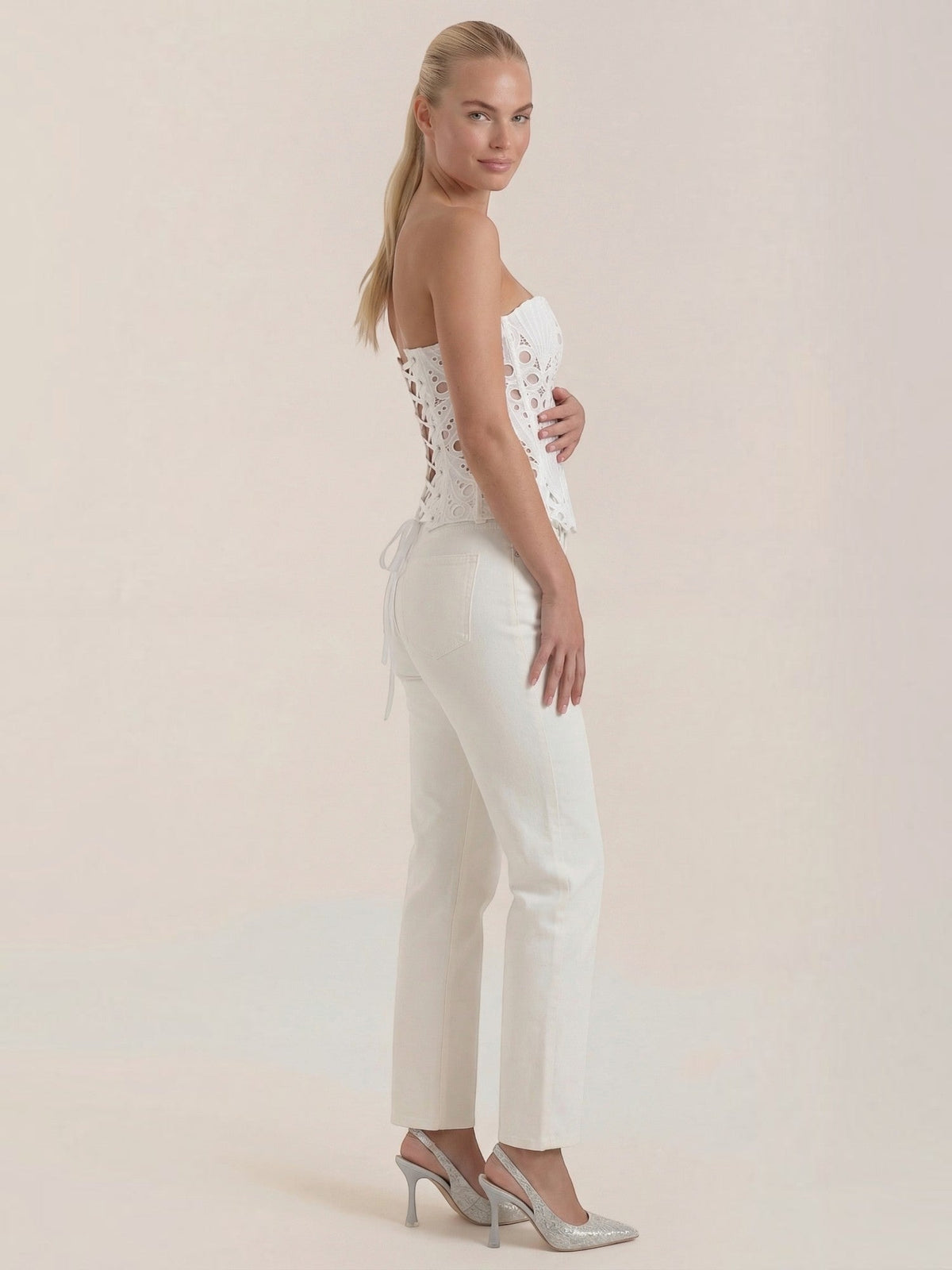 Robyn Bustier Sans Bretelles En Dentelle