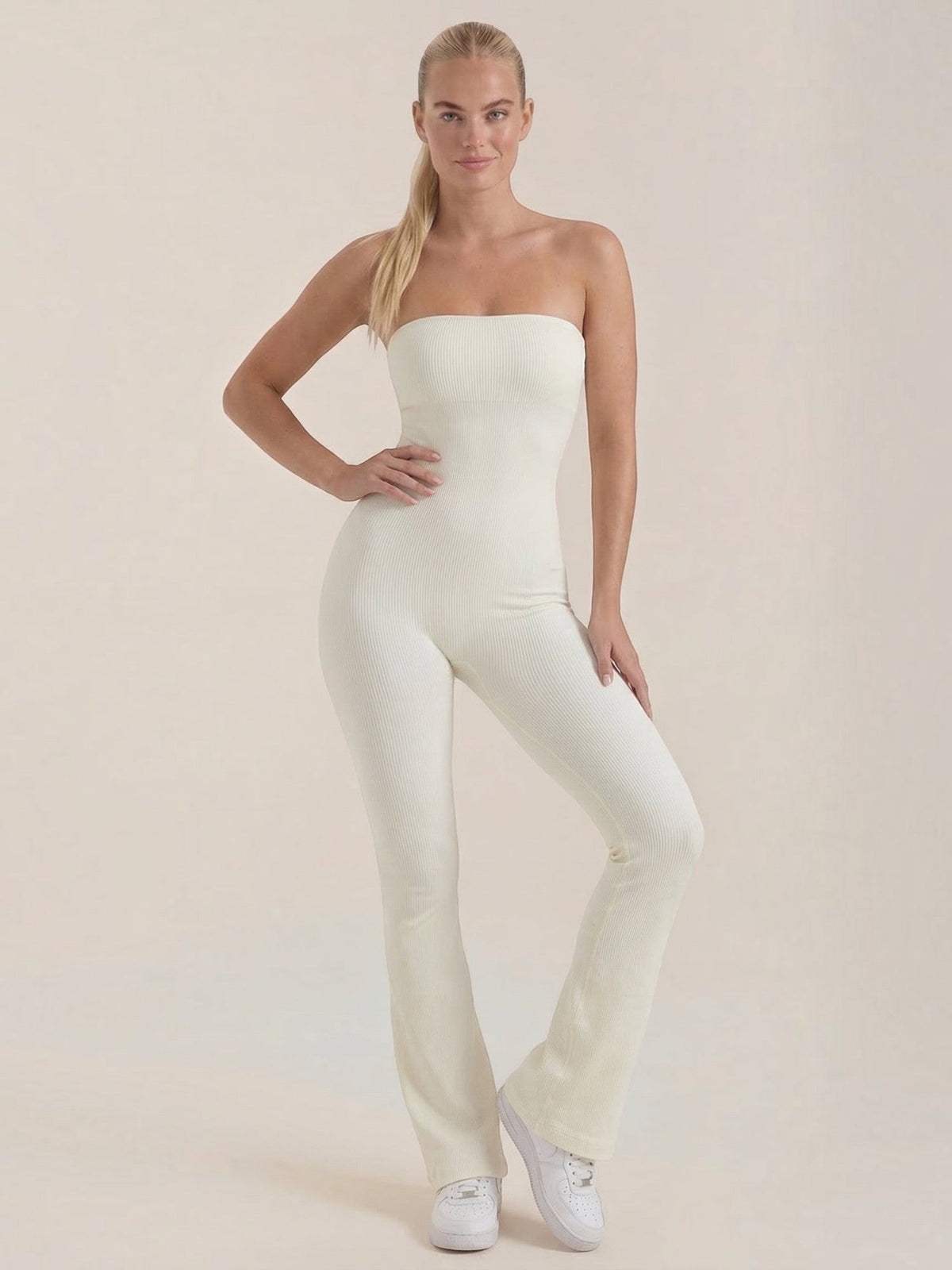 Selma Combinaison Pantalon Côtelée