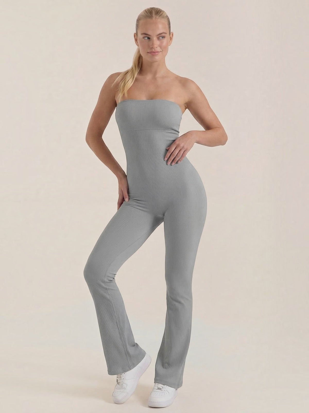 Selma Combinaison Pantalon Côtelée