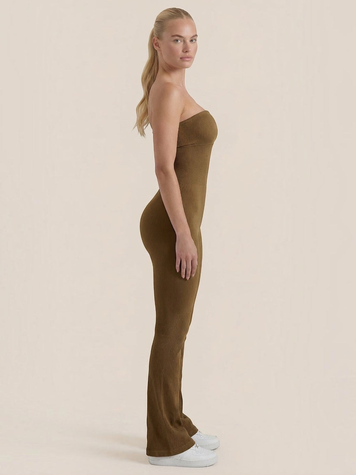 Selma Combinaison Pantalon Côtelée