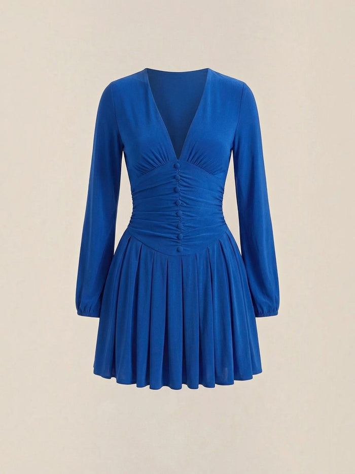 Tricia Robe Courte Décolleté En V
