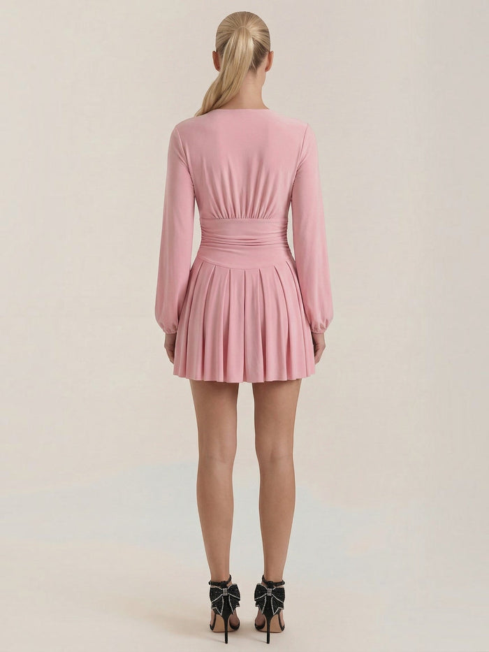 Tricia Robe Courte Décolleté En V