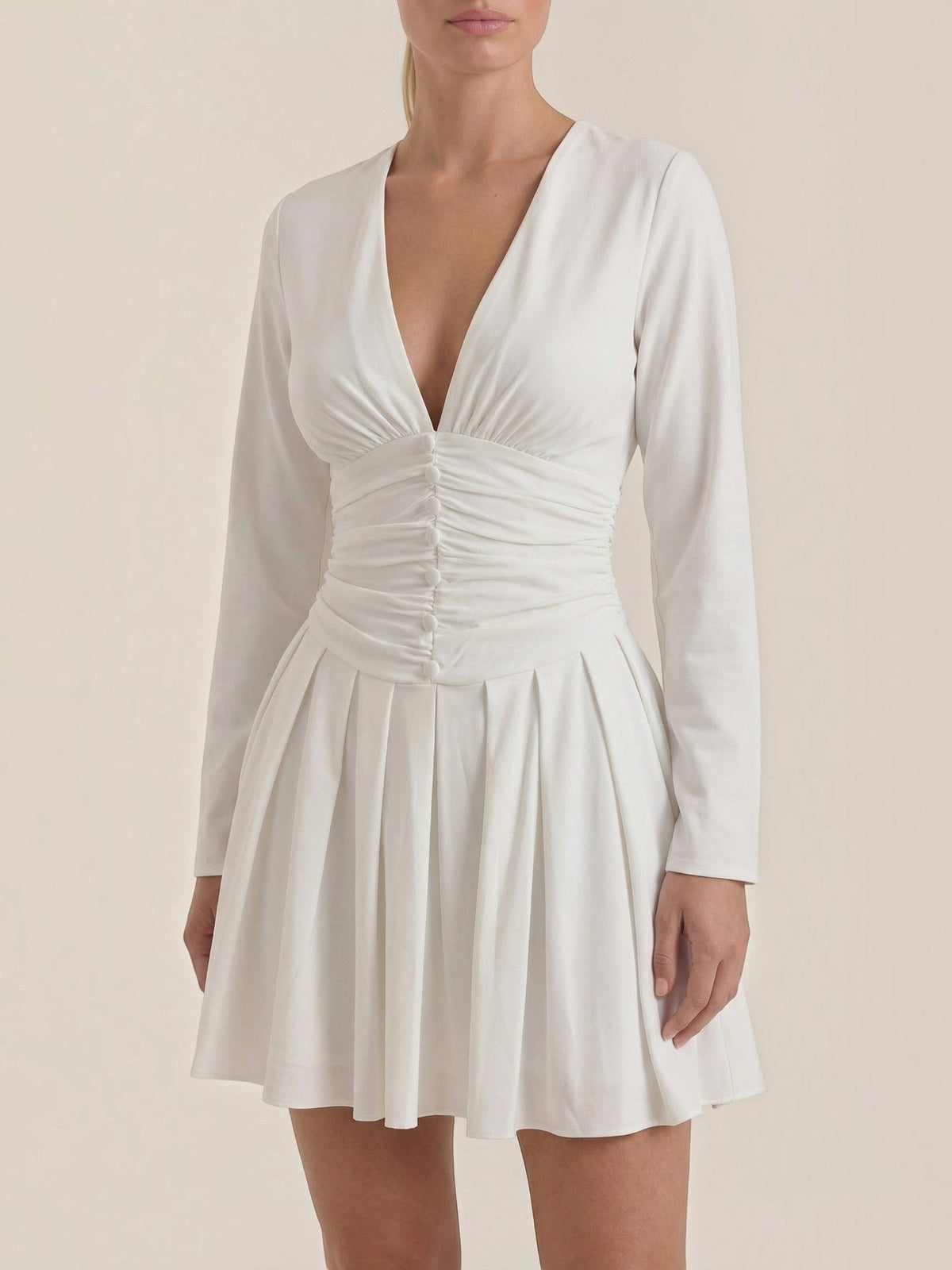 Tricia Robe Courte Décolleté En V