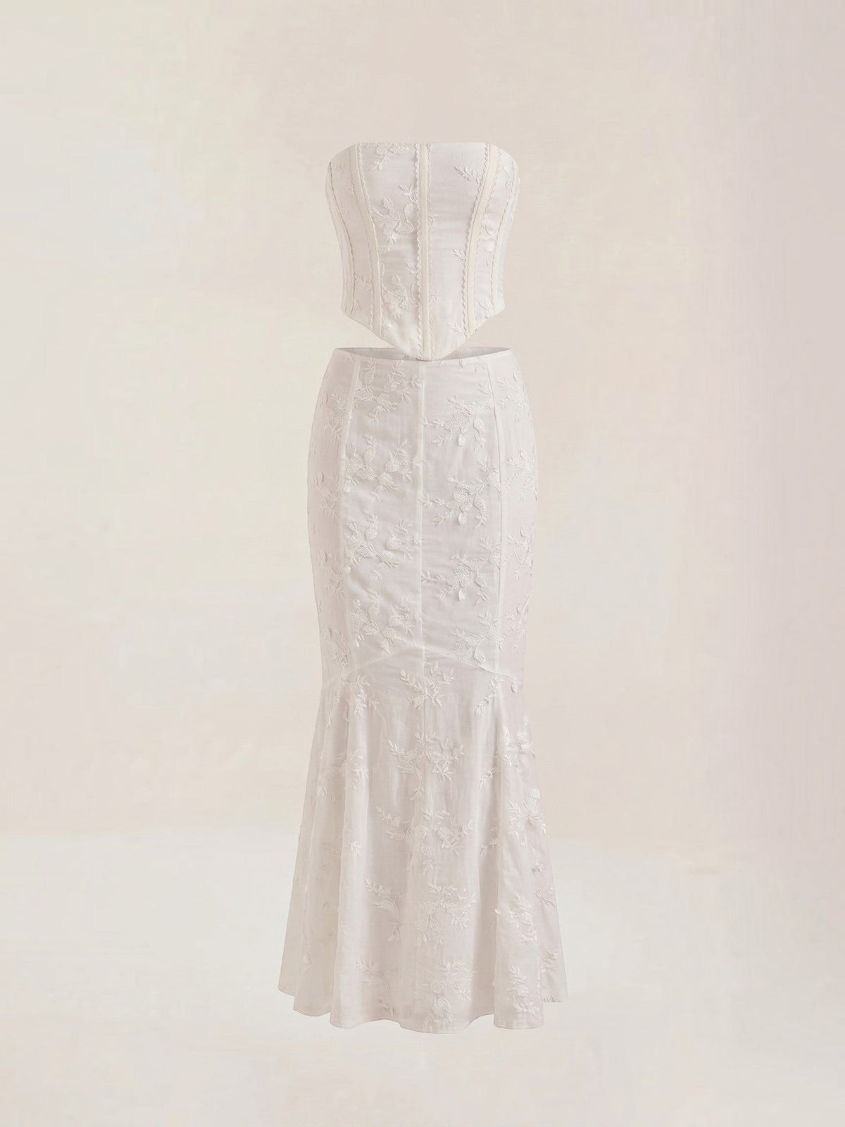 Anastasia Robe Longue Corset En Dentelle