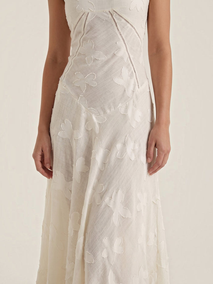 Arabelle Robe Longue Jacquard