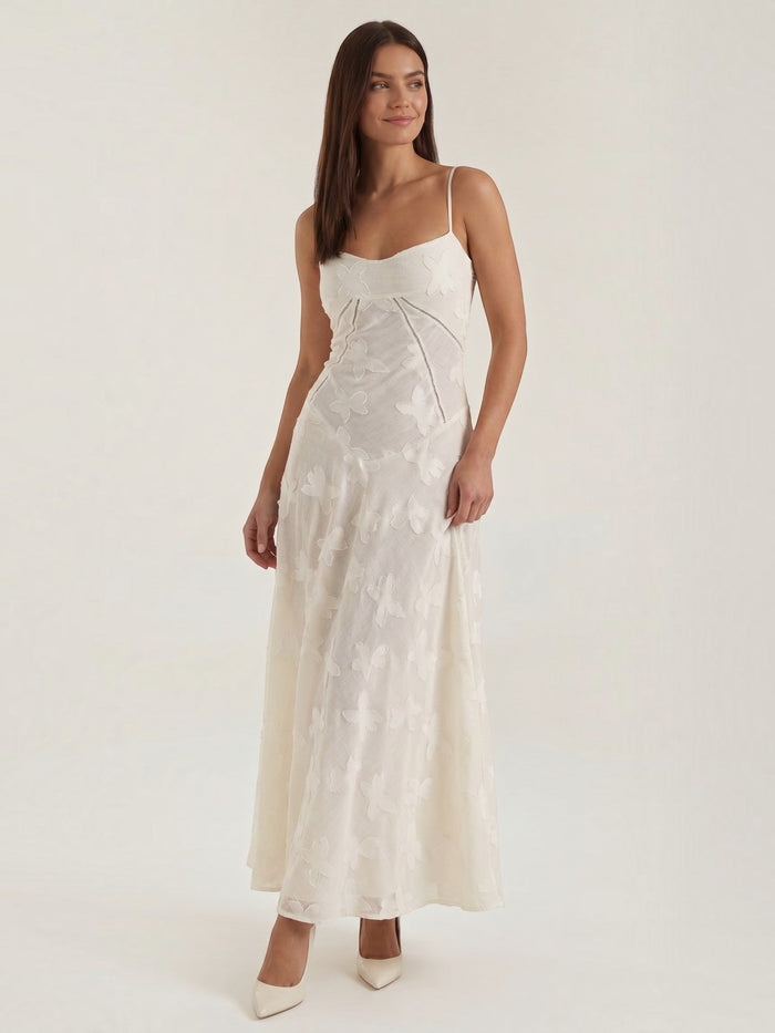 Arabelle Robe Longue Jacquard