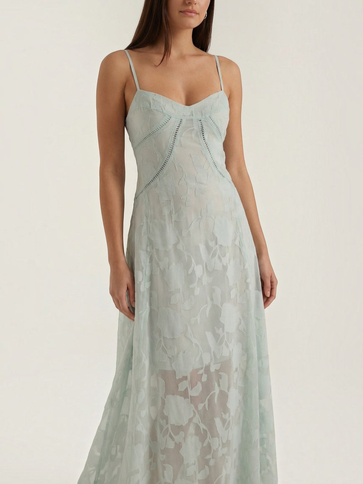 Arabelle Robe Longue Jacquard