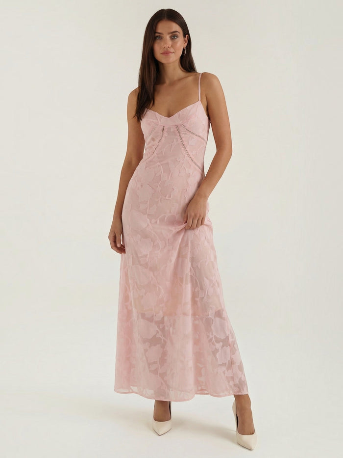 Arabelle Robe Longue Jacquard