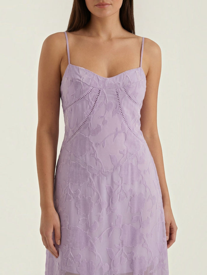 Arabelle Robe Longue Jacquard