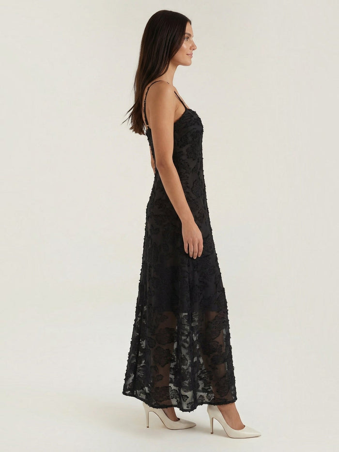 Arabelle Robe Longue Jacquard