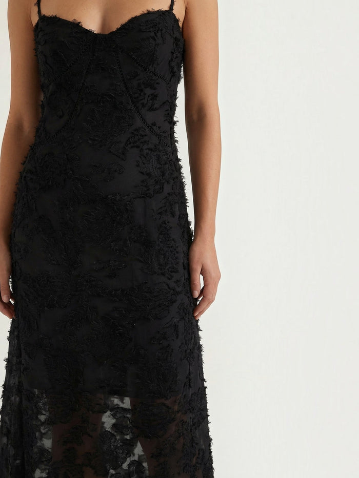 Arabelle Robe Longue Jacquard