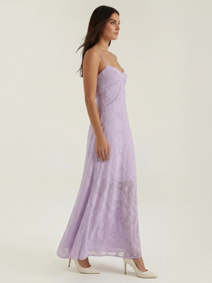 Arabelle Robe Longue Jacquard