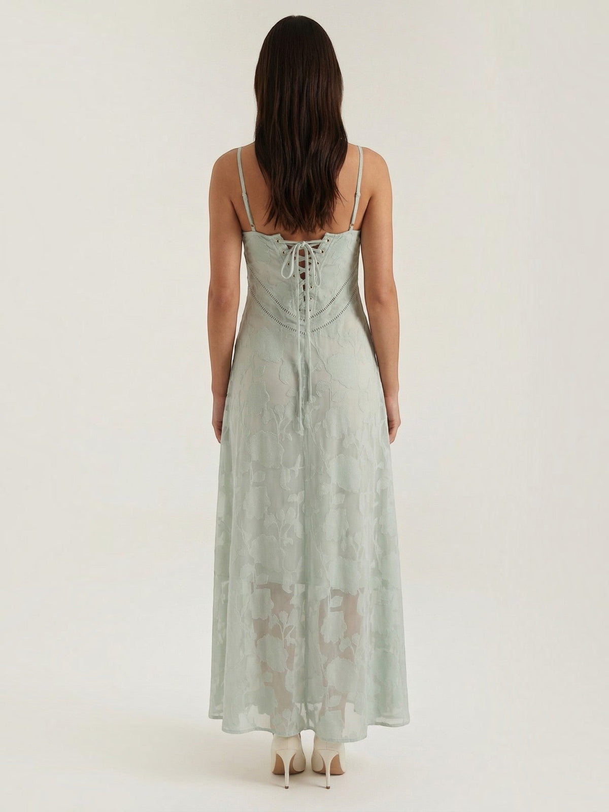 Arabelle Robe Longue Jacquard