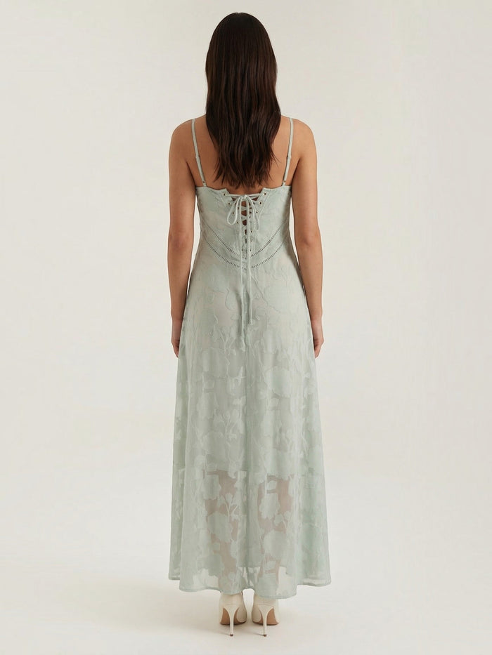 Arabelle Robe Longue Jacquard