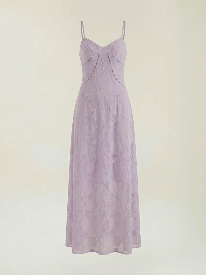 Arabelle Robe Longue Jacquard