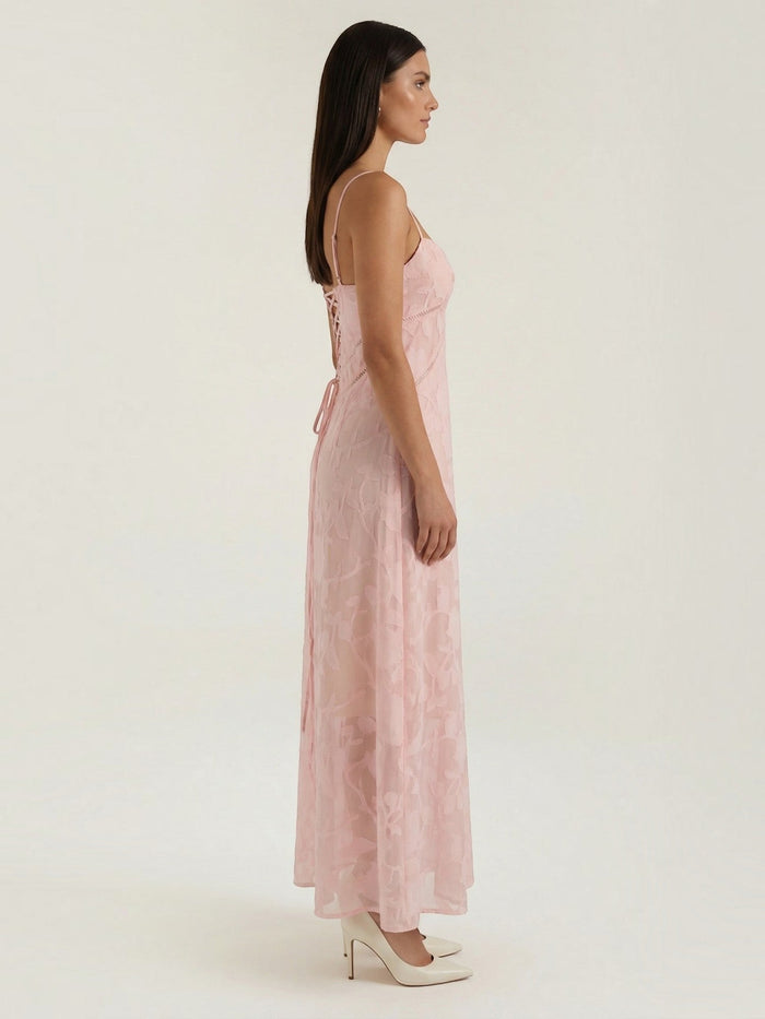 Arabelle Robe Longue Jacquard