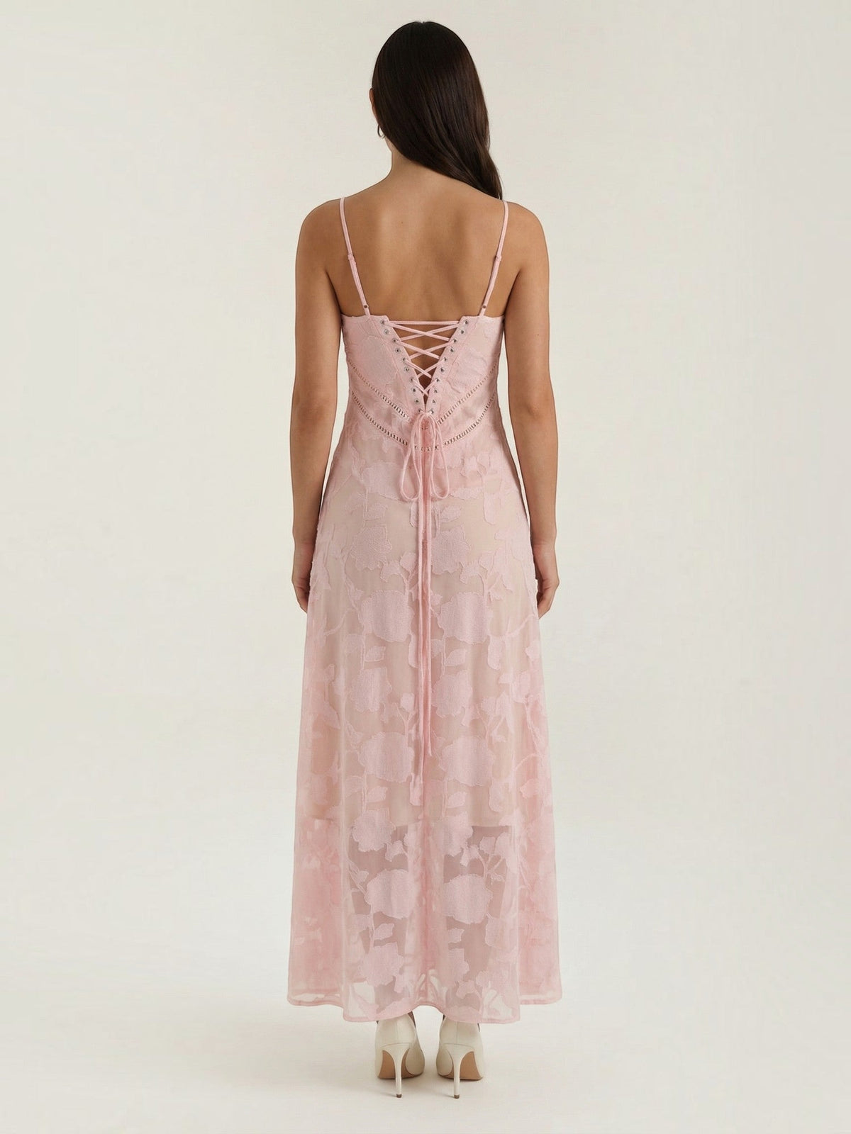 Arabelle Robe Longue Jacquard