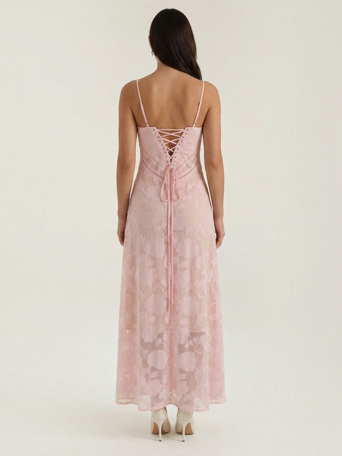Arabelle Robe Longue Jacquard