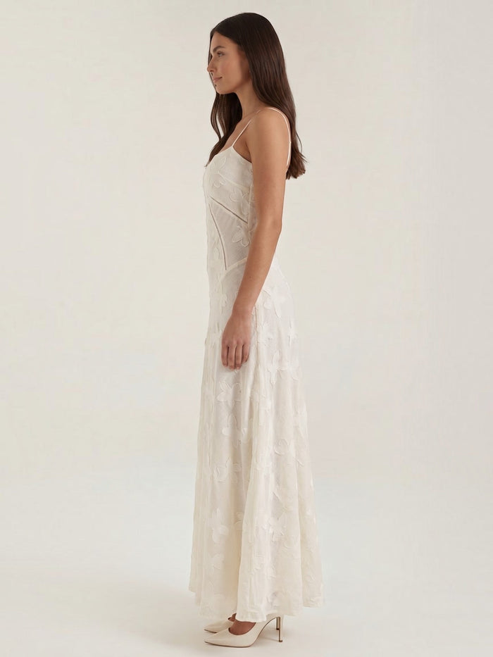 Arabelle Robe Longue Jacquard