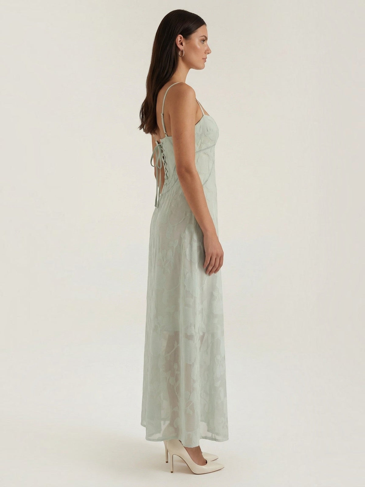 Arabelle Robe Longue Jacquard
