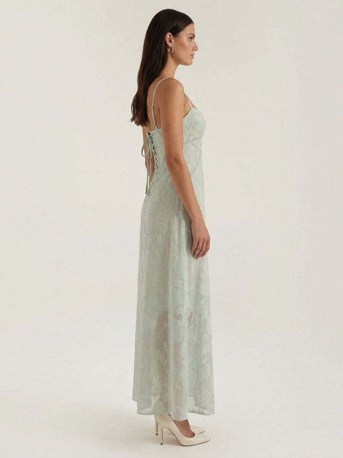 Arabelle Robe Longue Jacquard