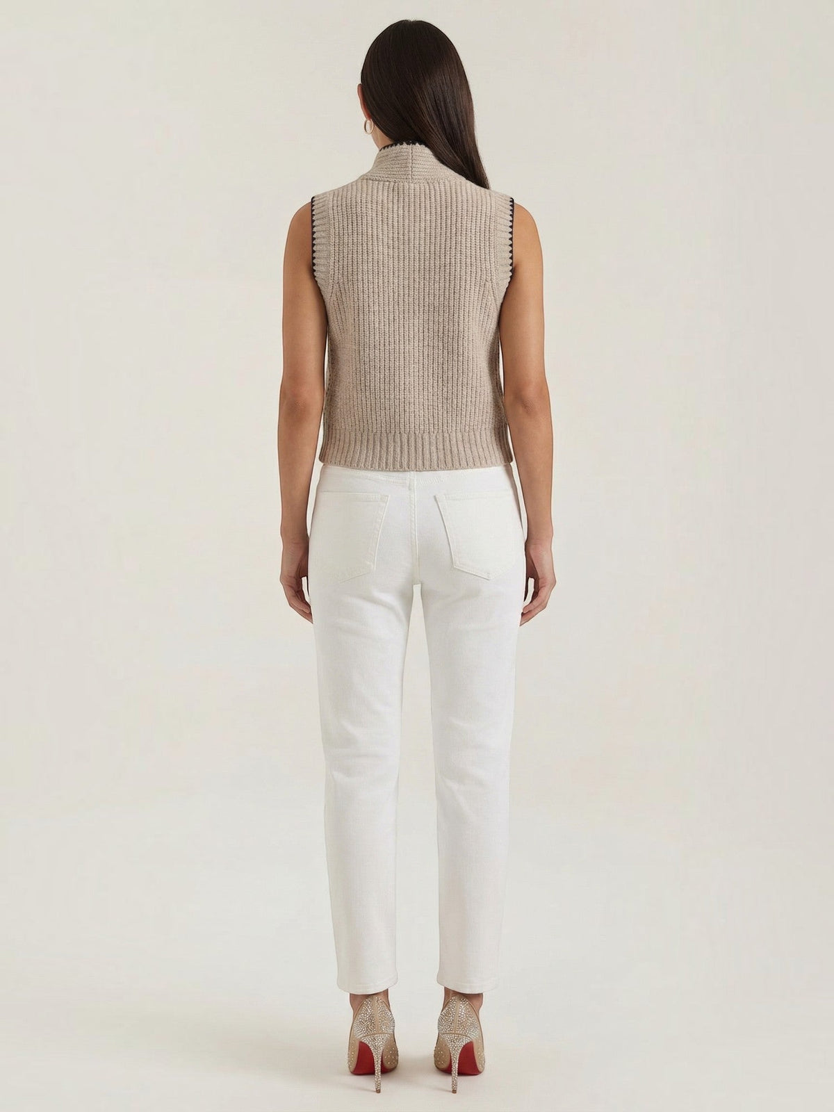 Blair Gilet En Maille À Col Nœud