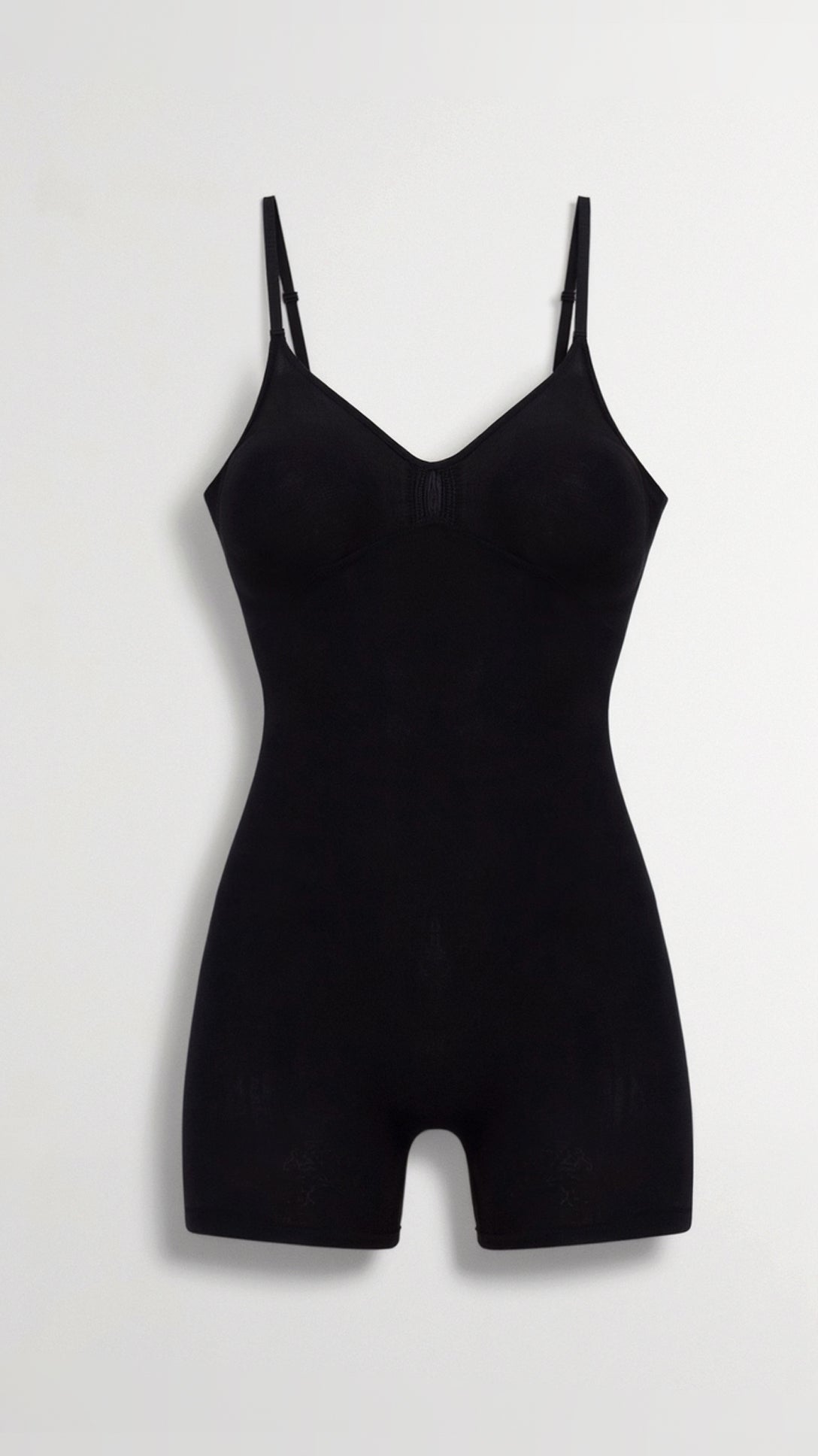 Body gainant mi-cuisse sans couture