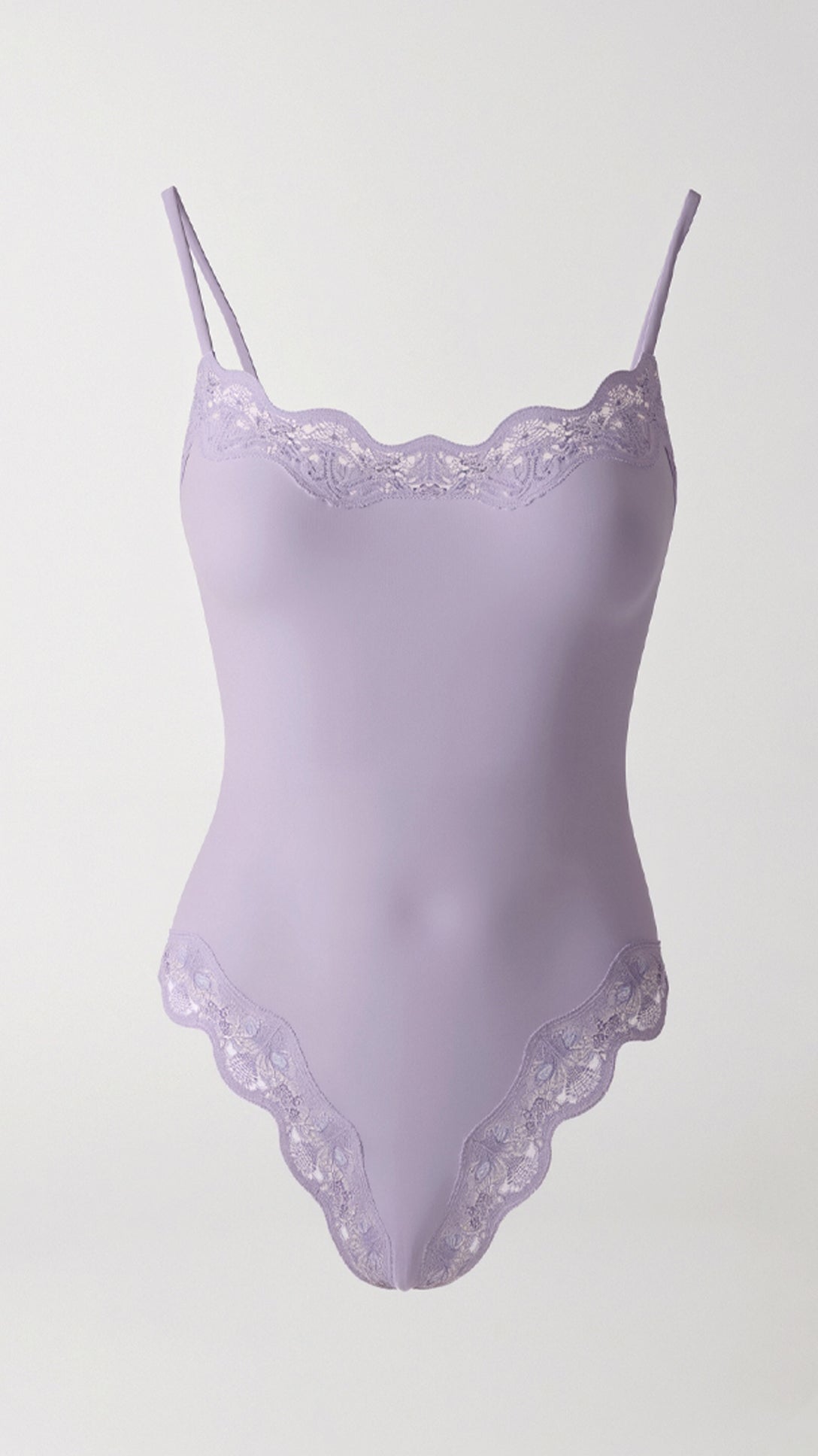 Body string en dentelle sans couture