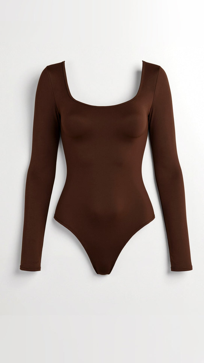 Body string manches longues sans coutures