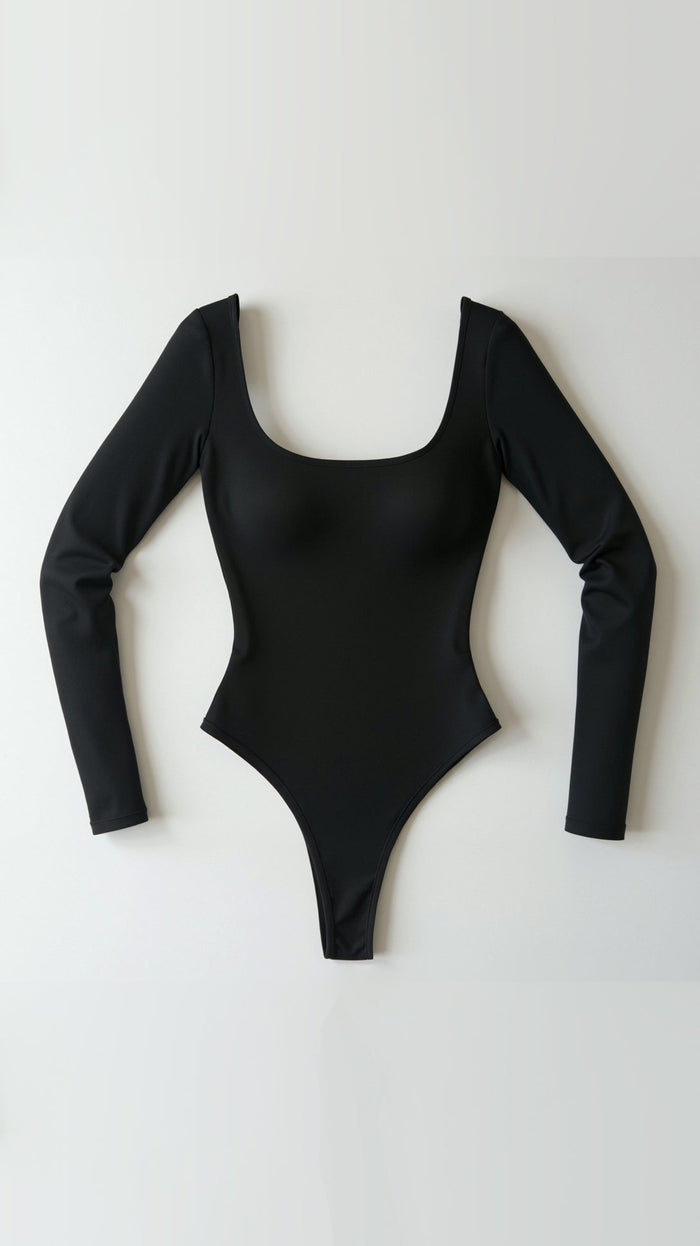 Body string manches longues sans coutures
