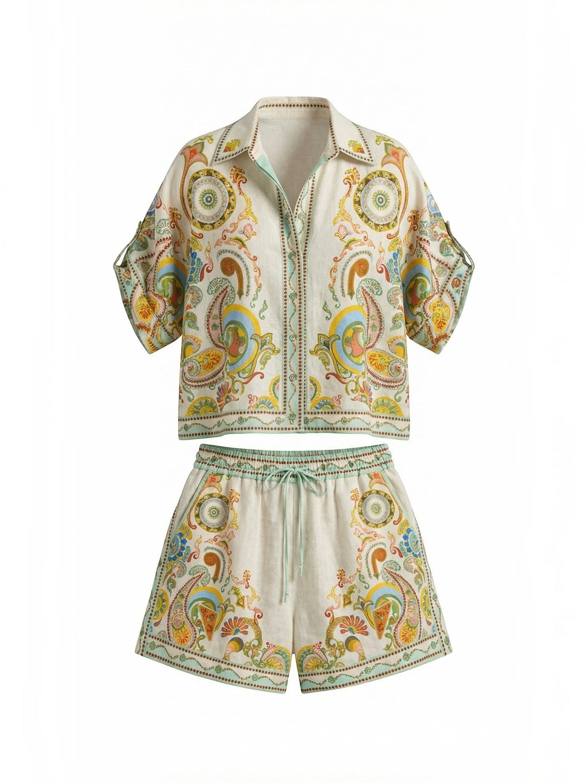 Brenda Ensemble Blouse Oversize Et Short