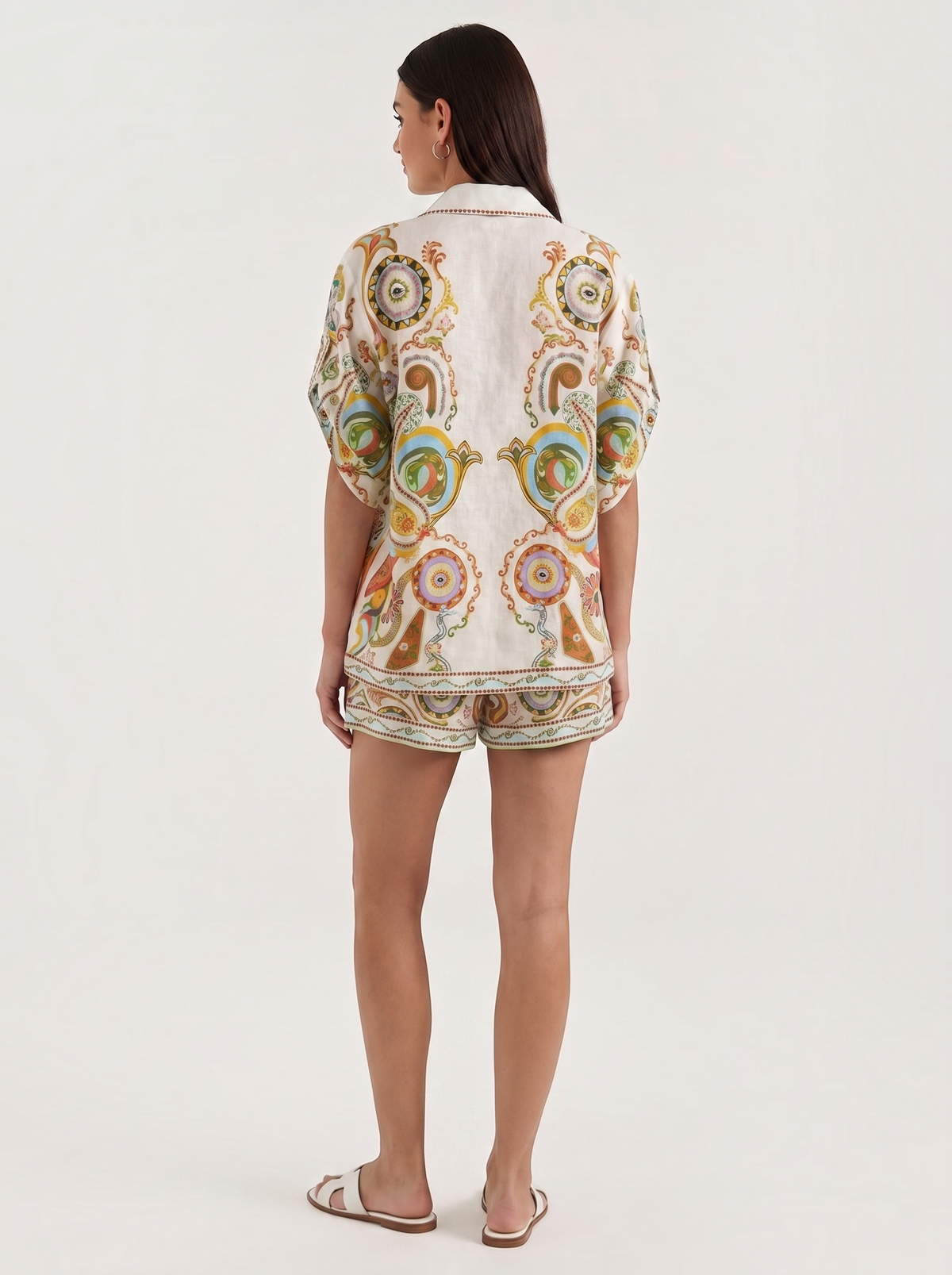 Brenda Ensemble Blouse Oversize Et Short