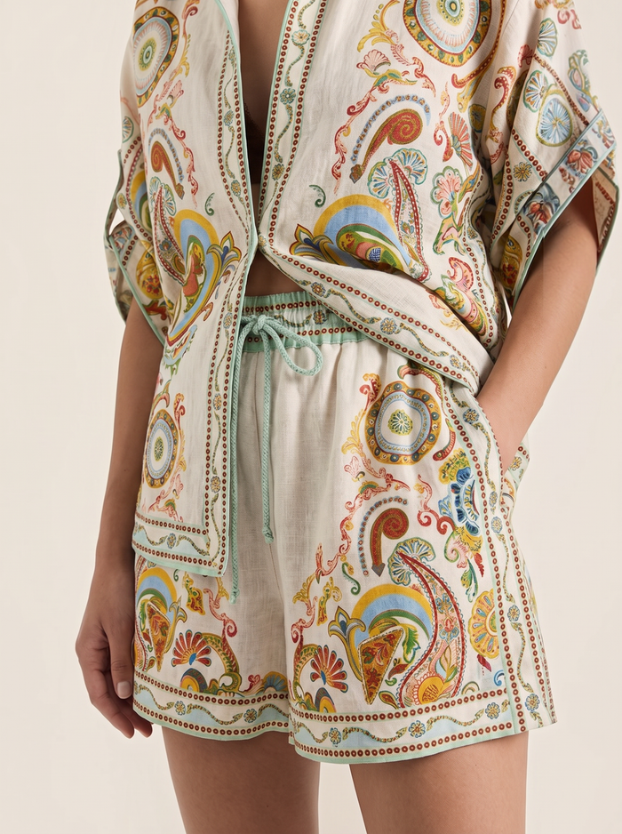 Brenda Ensemble Blouse Oversize Et Short