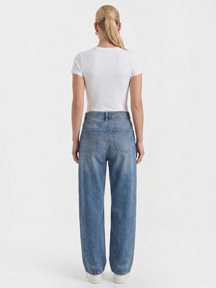 Bridget Jean Baggy Taille Haute